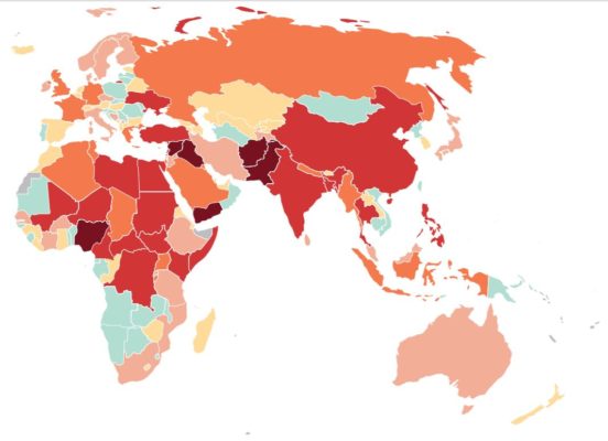 global-terrorism-index-map