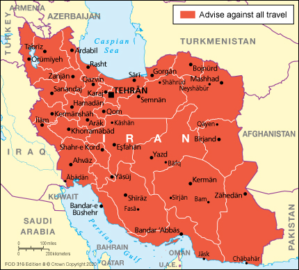 fco travel iran