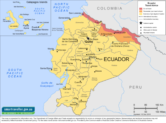 エクアドル治安最新情報 2021年9月 海外安全 Jp 自立的な海外安全管理のための専門サイト